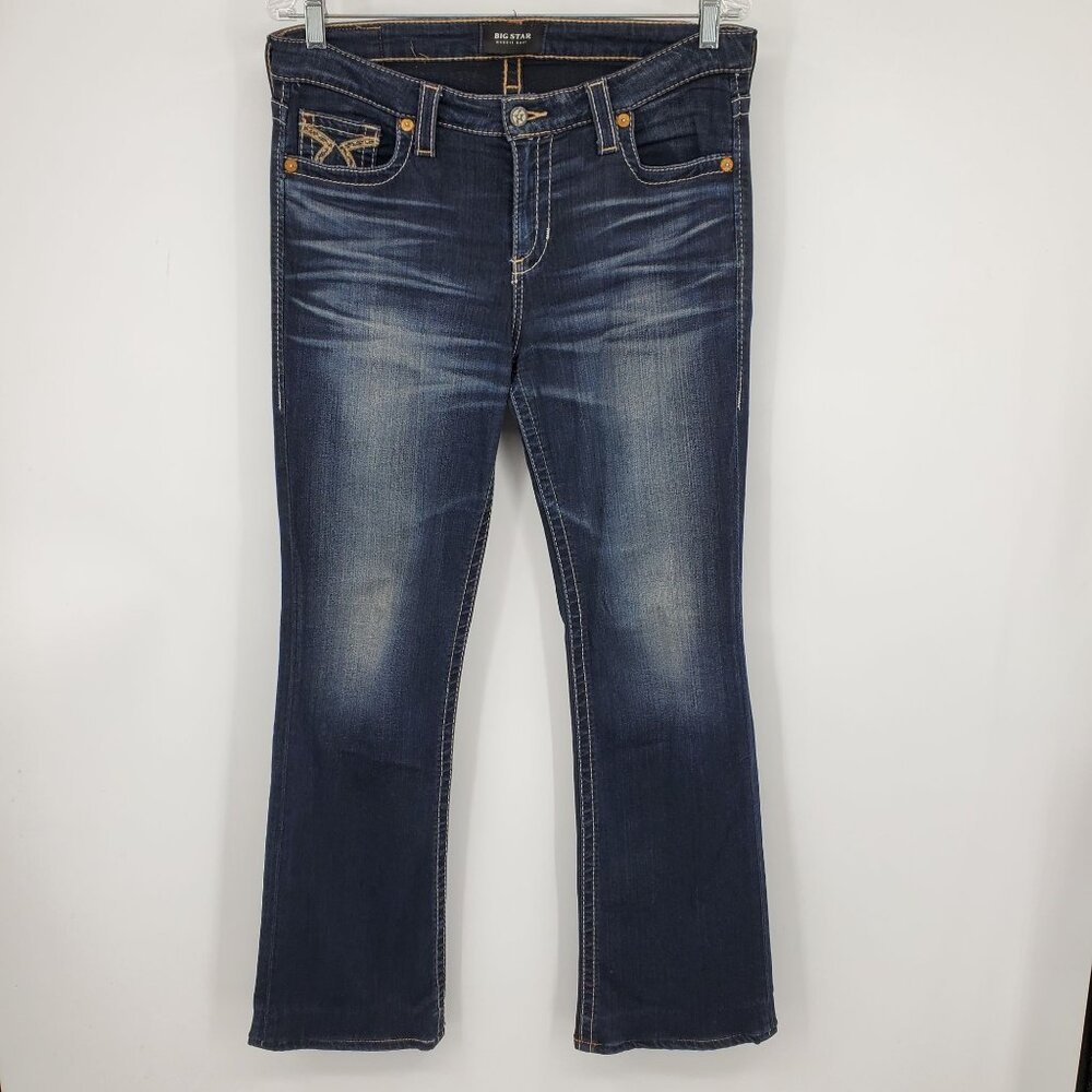 Big Star Hemmed Women's‎ Dark Wash Denim Jeans Size 30R